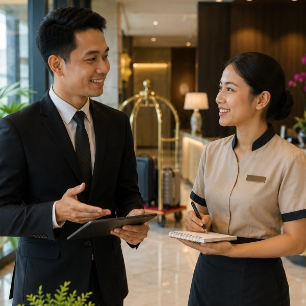 Pekerja pada sektor hotel dan hospitality Internusa Human Capital